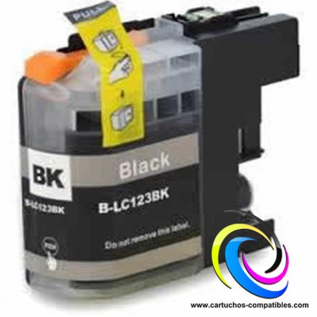 Brother LC-123 Negro compatible